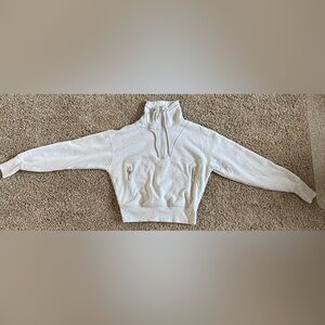 Light Grey Old Navy Dynamic Half Zip-up Hoddie